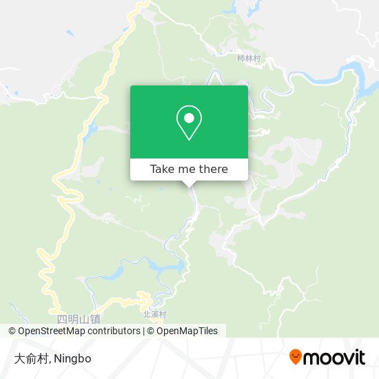 大俞村 map