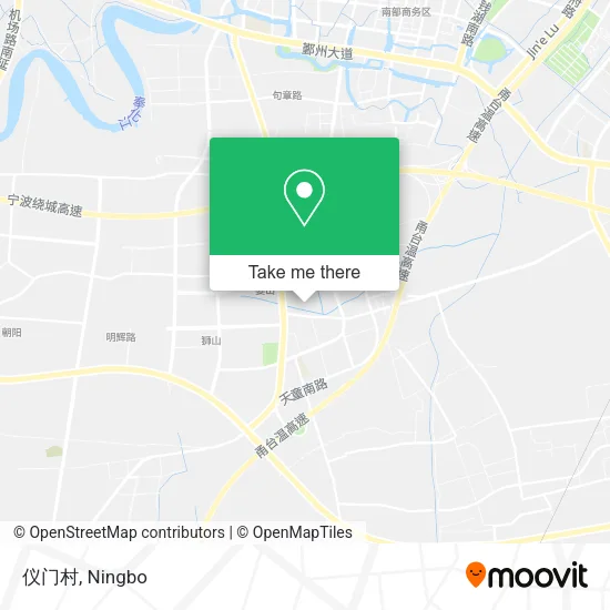 仪门村 map