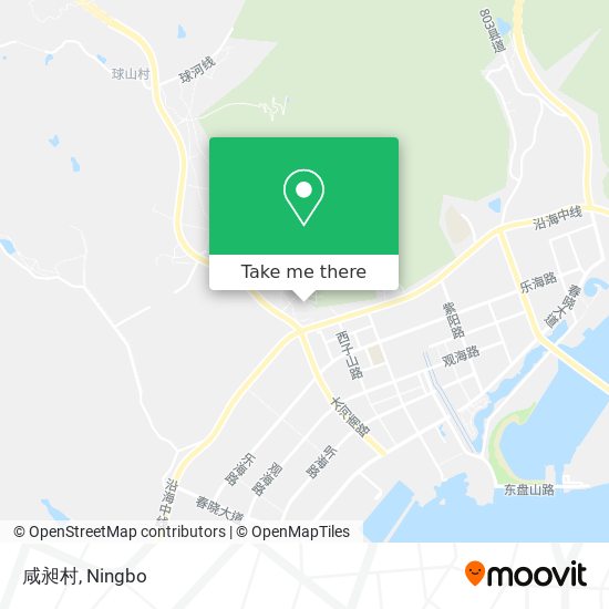 咸昶村 map