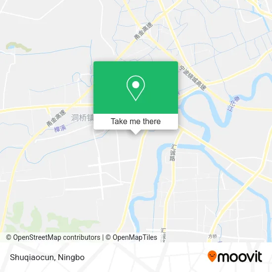 Shuqiaocun map