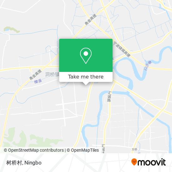 树桥村 map