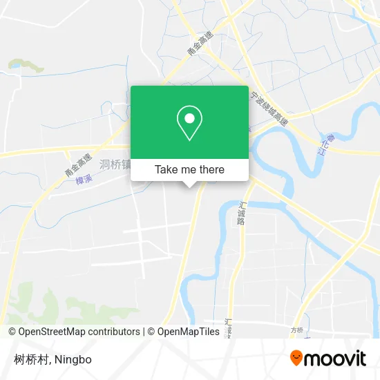 树桥村 map