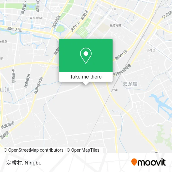 定桥村 map
