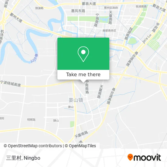 三里村 map
