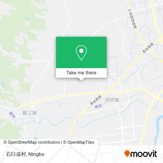 石臼庙村 map