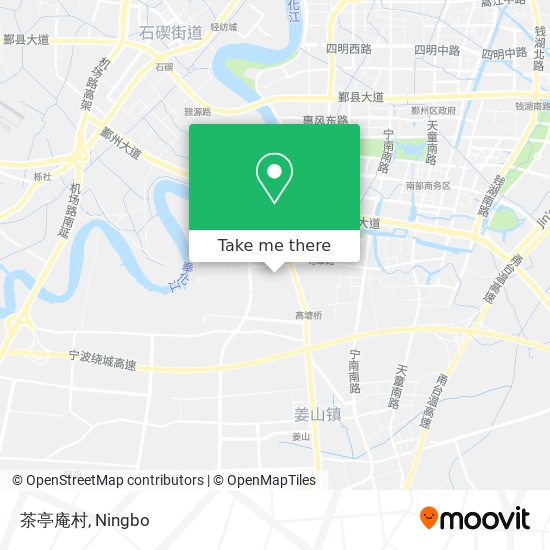 茶亭庵村 map