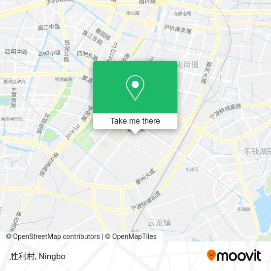 胜利村 map