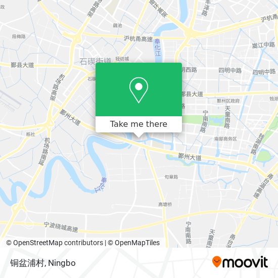 铜盆浦村 map