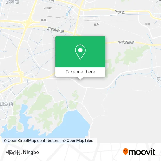 梅湖村 map