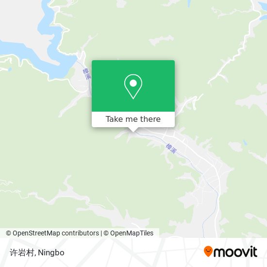 许岩村 map