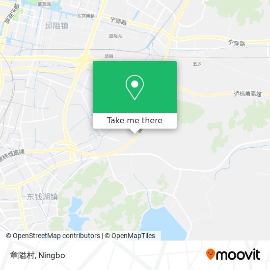 章隘村 map