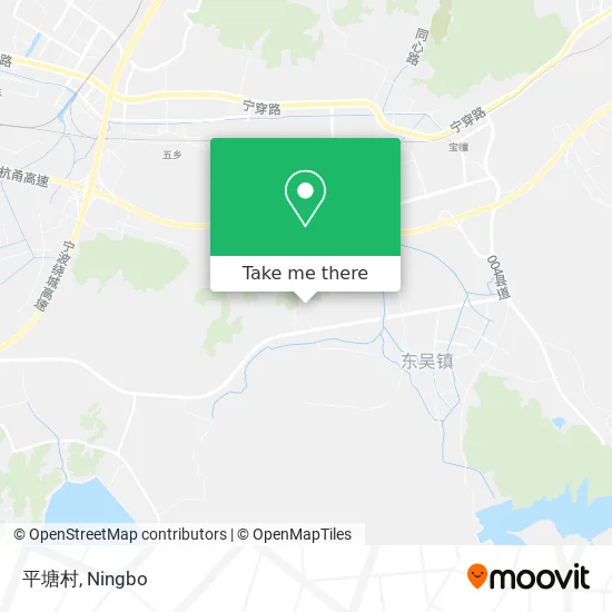 平塘村 map