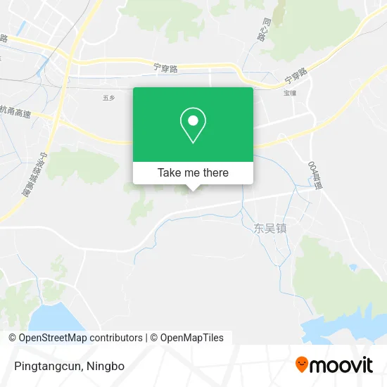 Pingtangcun map