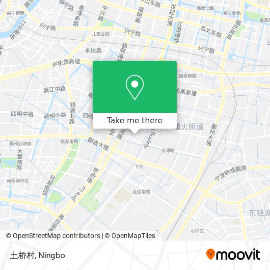 土桥村 map