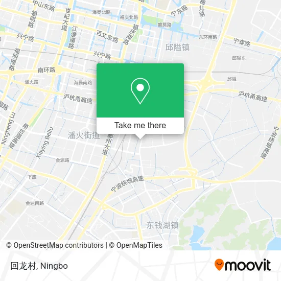 回龙村 map