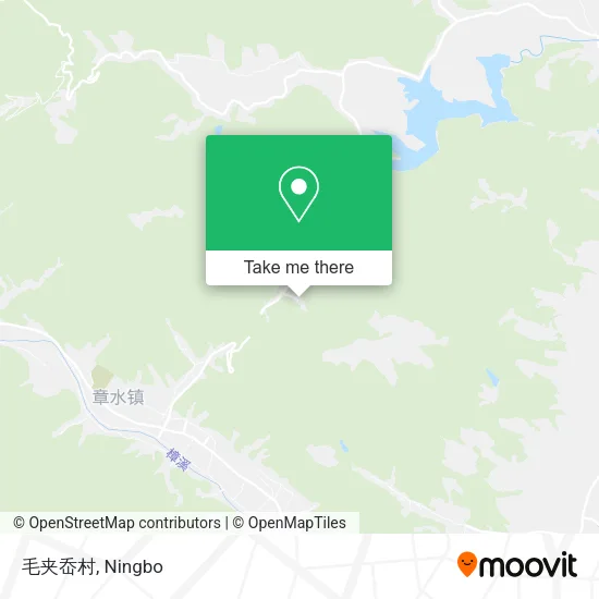 毛夹岙村 map