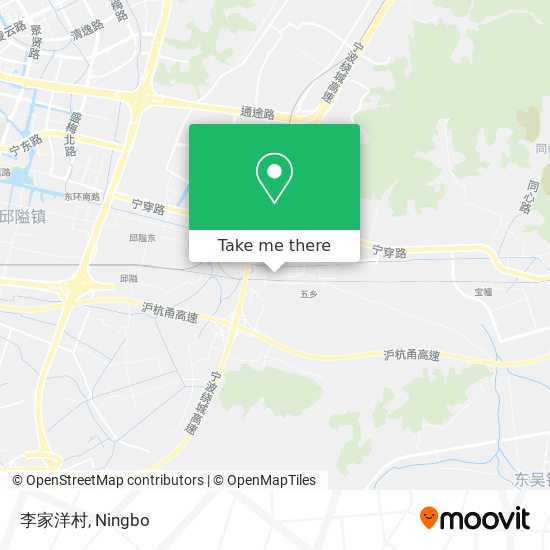 李家洋村 map