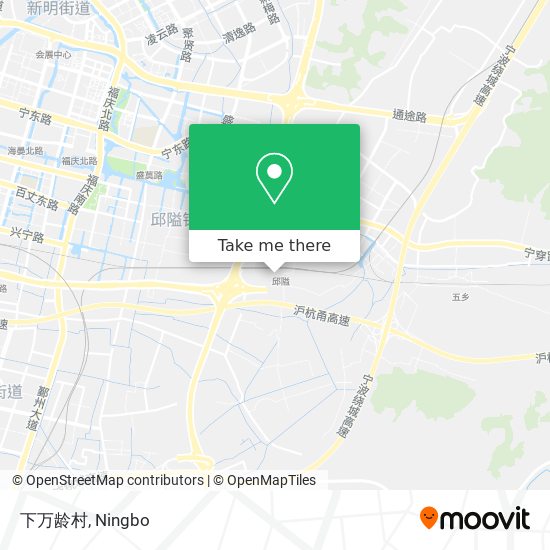 下万龄村 map