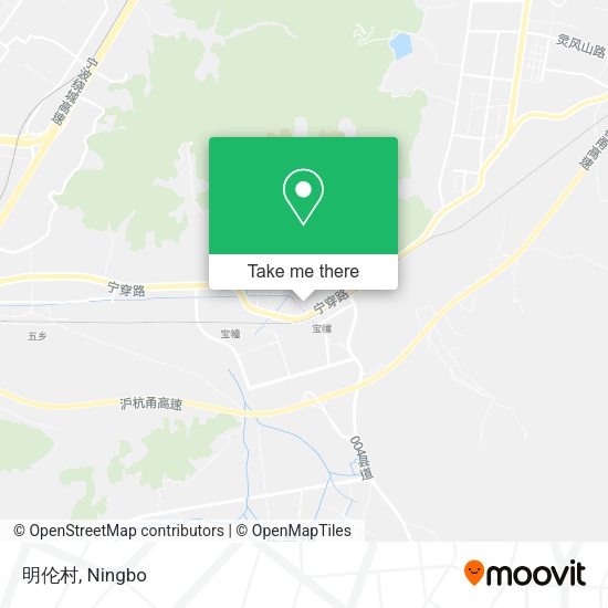 明伦村 map