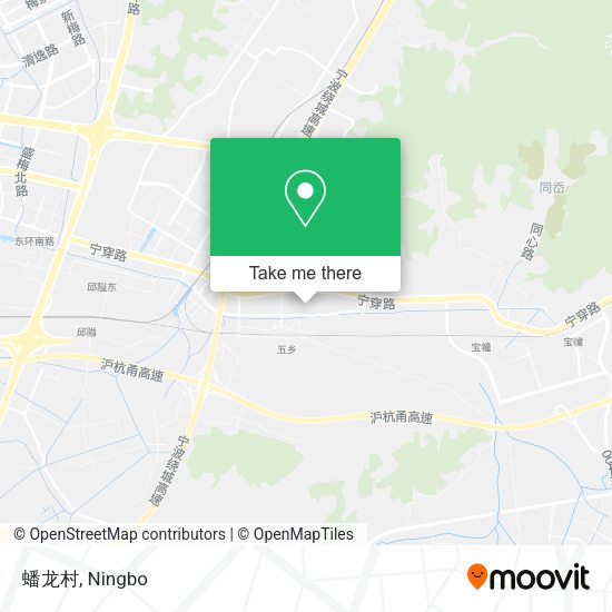 蟠龙村 map