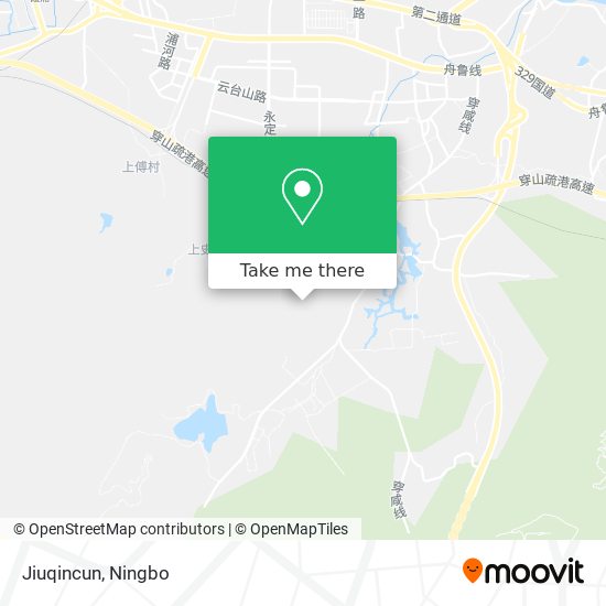 Jiuqincun map