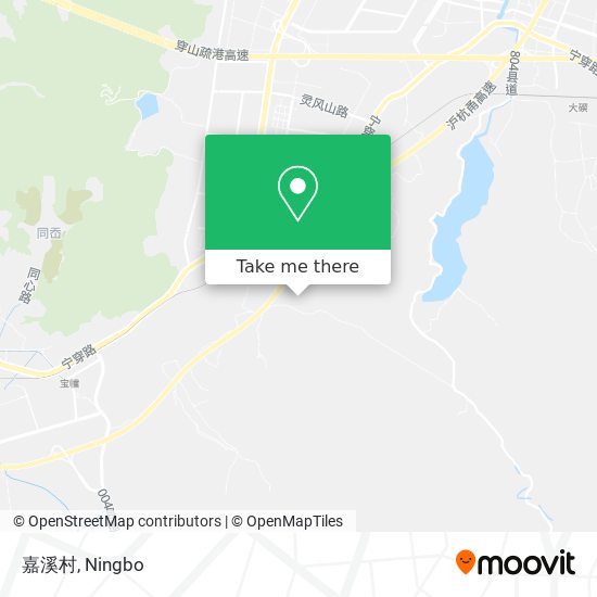 嘉溪村 map