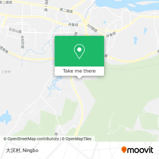 大溟村 map