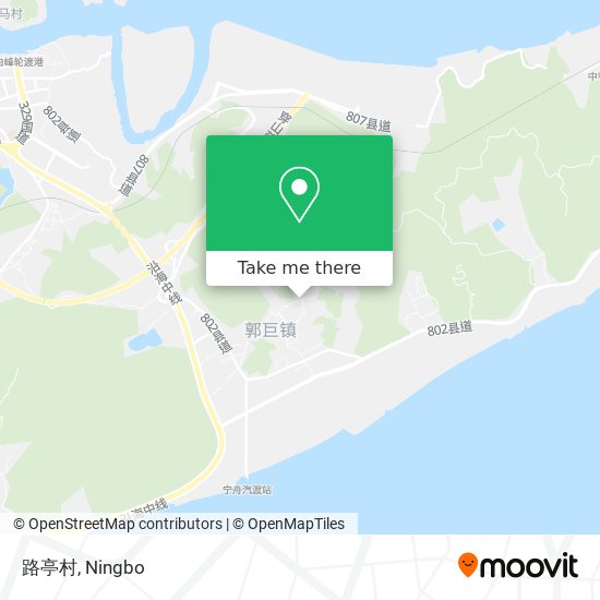 路亭村 map