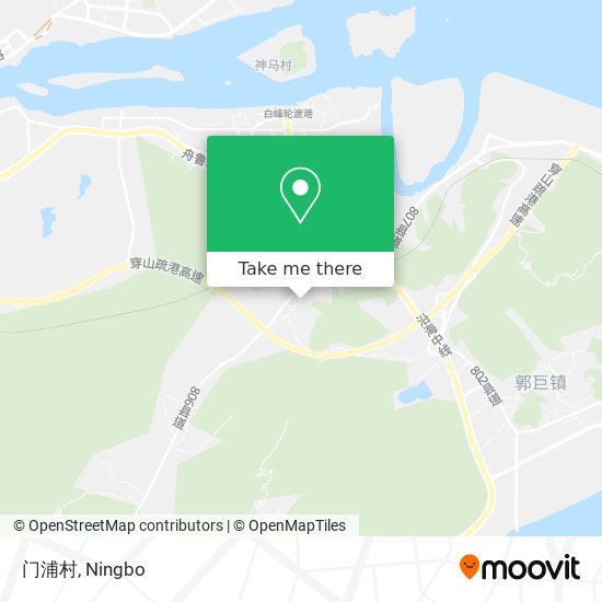 门浦村 map