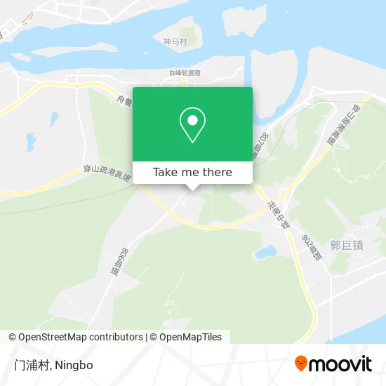 门浦村 map