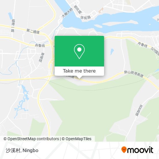 沙溪村 map
