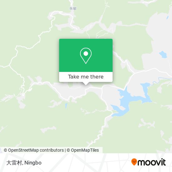 大雷村 map