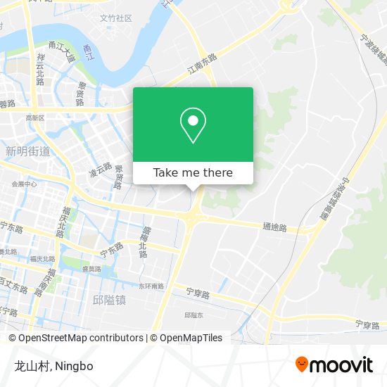 龙山村 map