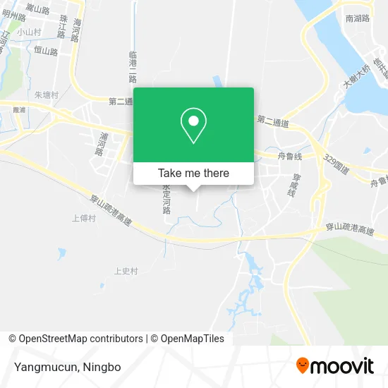 Yangmucun map