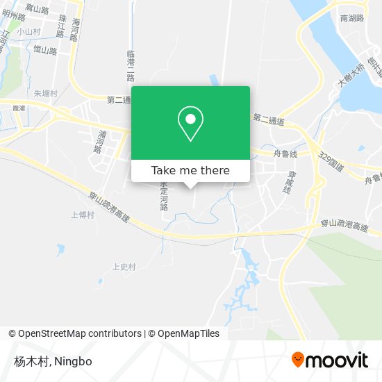 杨木村 map
