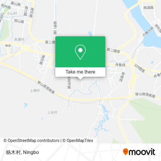杨木村 map