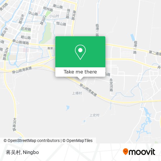 蒋吴村 map
