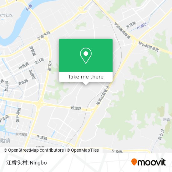 江桥头村 map