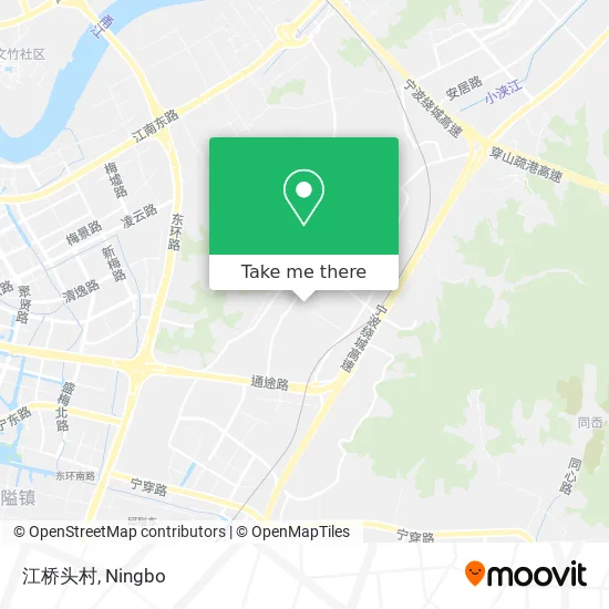 江桥头村 map