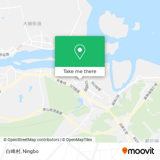 白峰村 map