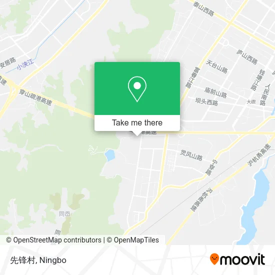 先锋村 map