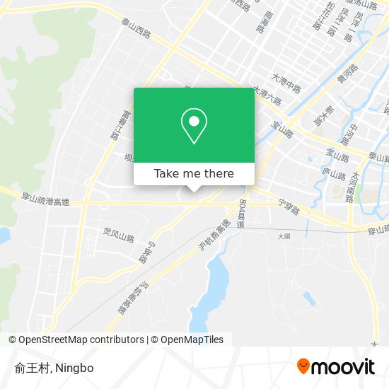 俞王村 map