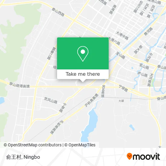 俞王村 map