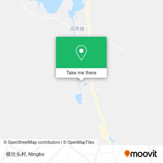 横坎头村 map