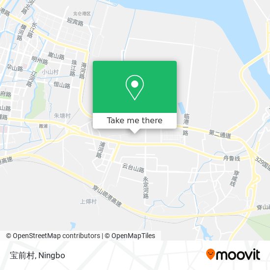宝前村 map