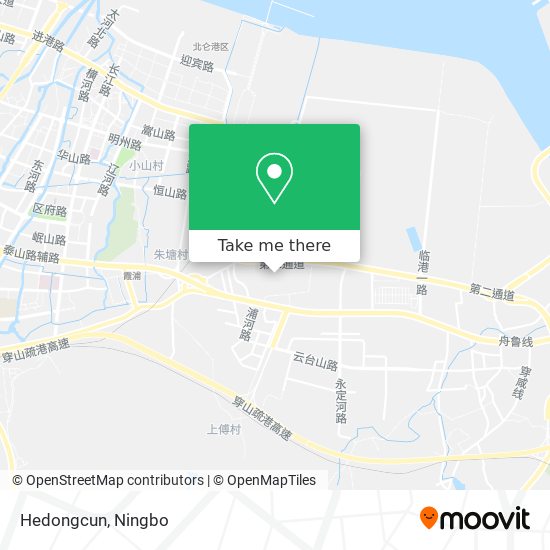 Hedongcun map