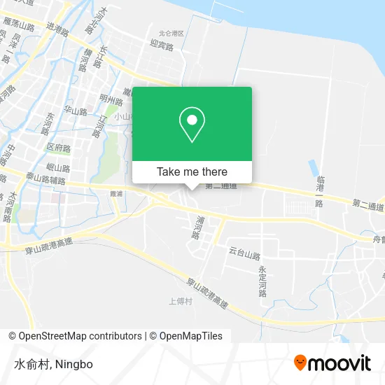 水俞村 map