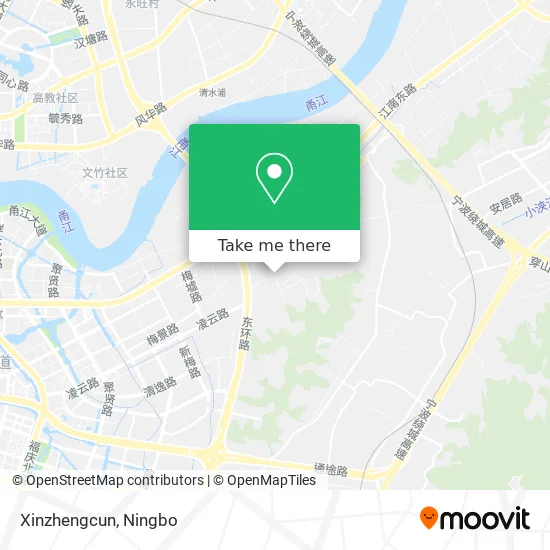 Xinzhengcun map