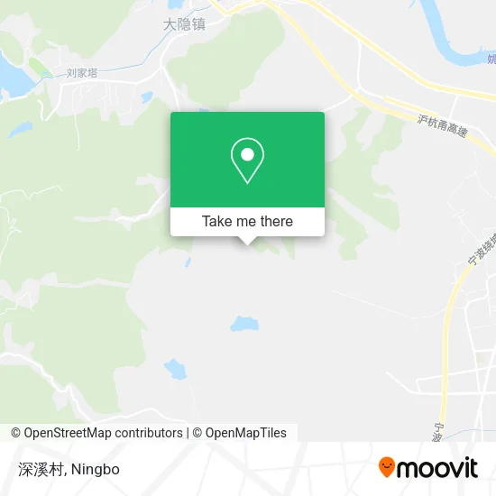 深溪村 map