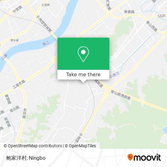 鲍家洋村 map